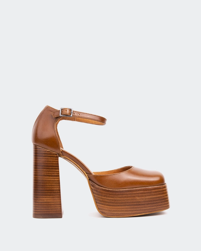 Parisian Ankle Boots Azucar Tan Leather