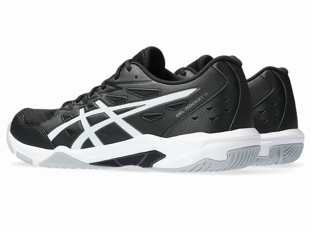 Asics Men's Gel-Rocket 11 Volleyball shoe - black/gunmetal Asics Recovery Shoes