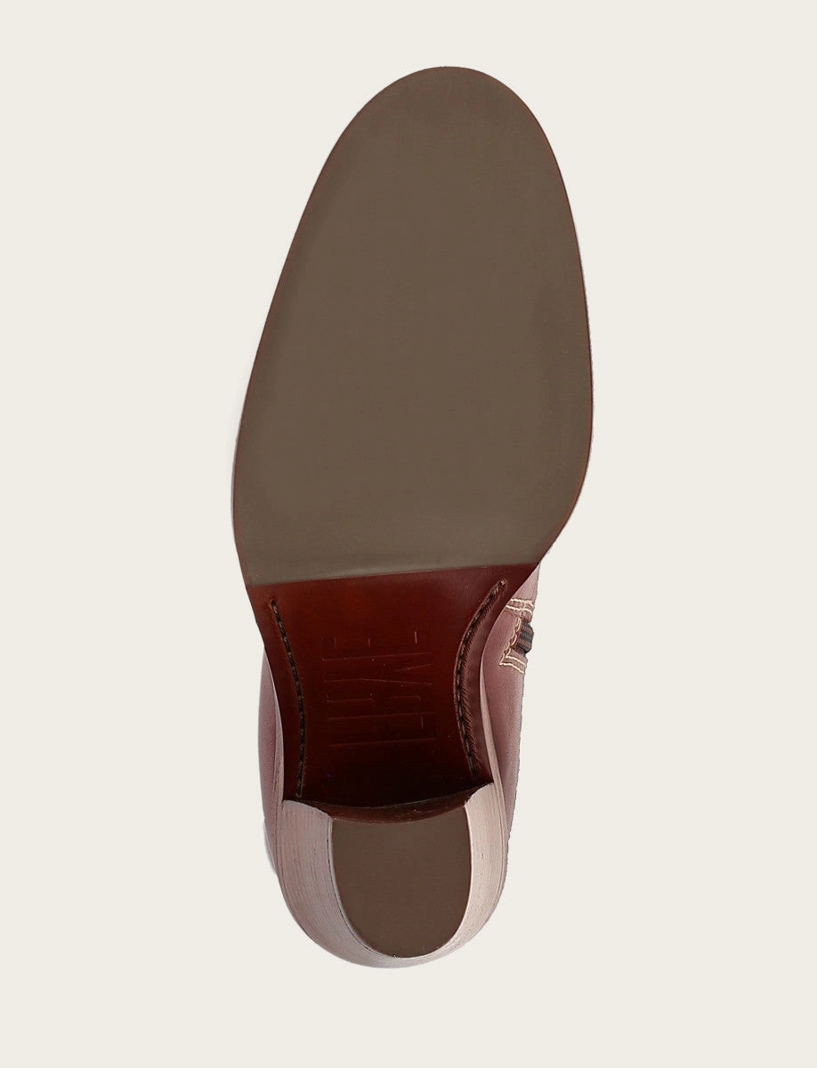 Low Heel Pointed Knee High Boots Corinne Tall Deco Stitch