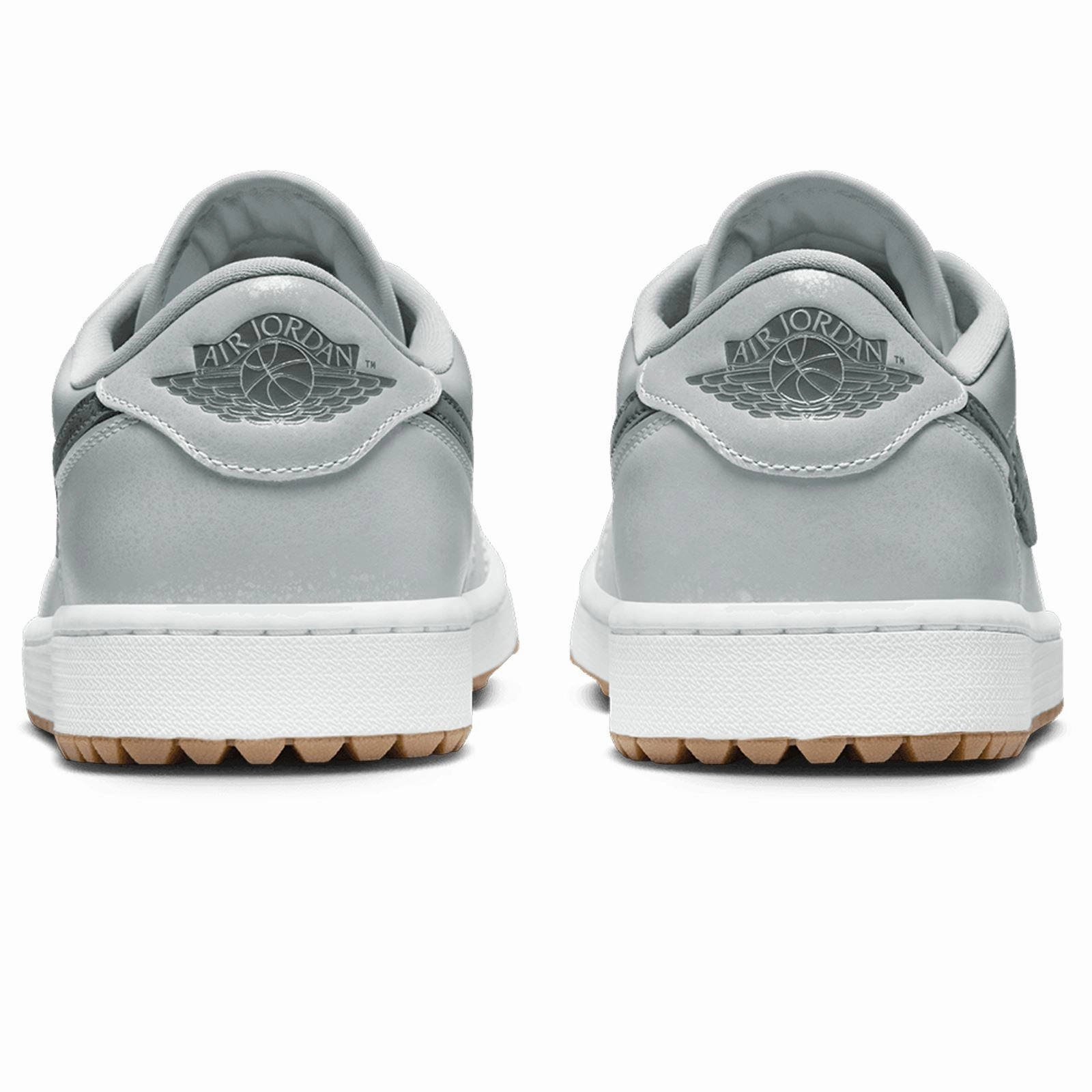 Nike Flat Shoes Air Jordan 1 Low G Wolf Grey/Iron Grey/White/Gum Med Brown