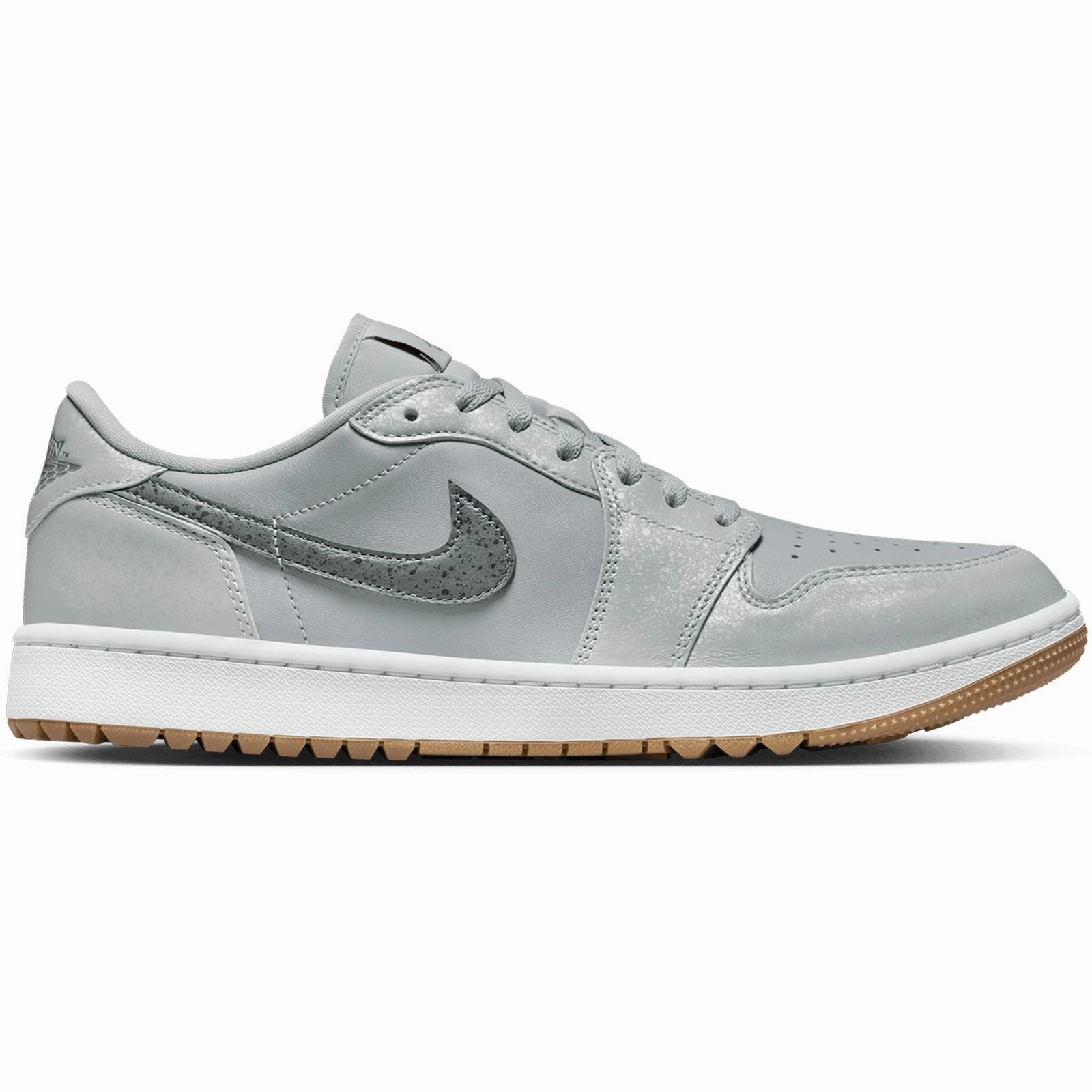 Nike Shoes Hibbets Air Jordan 1 Low G Wolf Grey/Iron Grey/White/Gum Med Brown