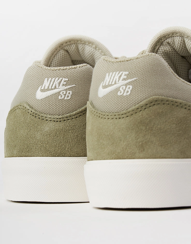 Platform Nike Shoes Nike SB Malor Skate Shoes - Lt Khaki/Pale Ivory-Neutral Olive