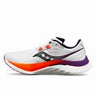 Best Walking Shoes For Neuropathy Saucony Endorphin Speed 4 (White/Viziorange)-Men's