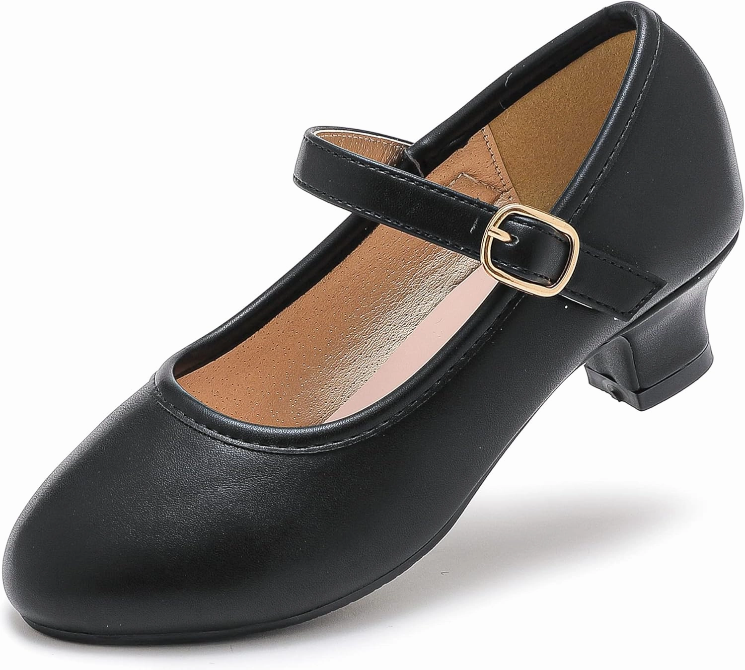 Dufannie Girls Dress Shoes Low Heel Princess Flats Mary Jane Flower Wedding Party Glitter Shoes for Kids Toddler Asics Overpronation Running Shoe