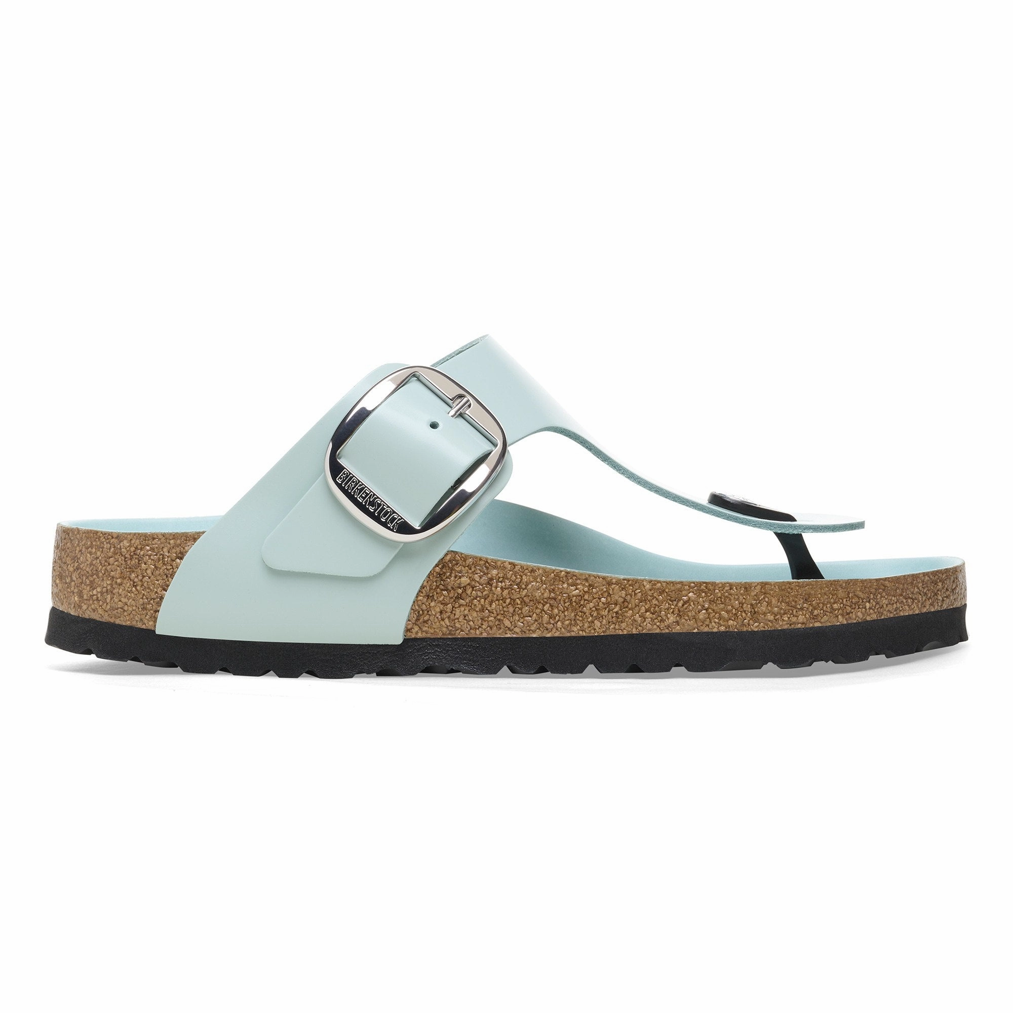 Birkenstock General Store And Leather Goods Gizeh Big Buckle Natural Leather Patent