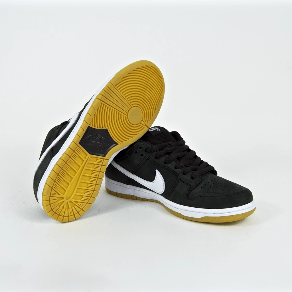 Nike Air Jordan Shoes Sale Nike SB - Dunk Low Pro Orange Label ISO Shoes - Black / White / Black