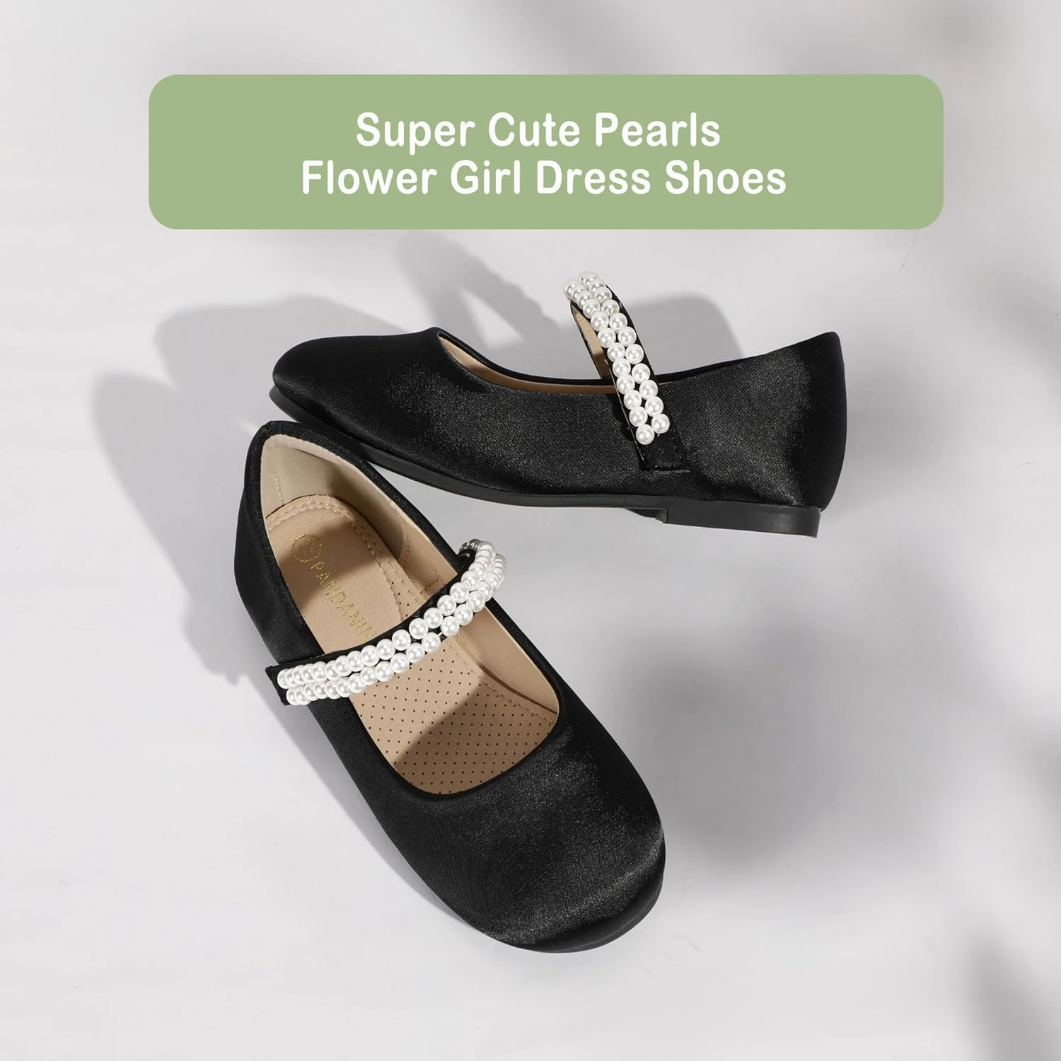 Asics Best Training Shoes PANDANINJIA Flower Girl Shoes Toddler Little Kid Ballet Flats Pearls Wedding Party Mary Jane Girls Dress Shoes