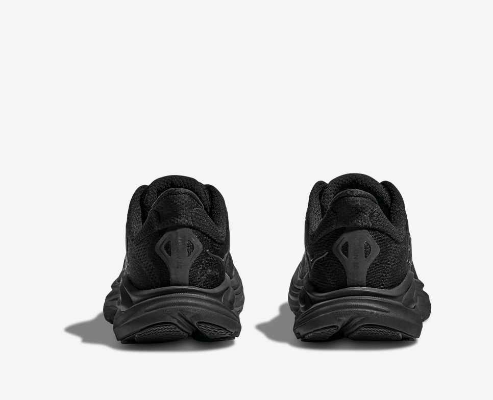 Hoka Clifton 10 Big Kids | Black/Black Cushion Shoes Running