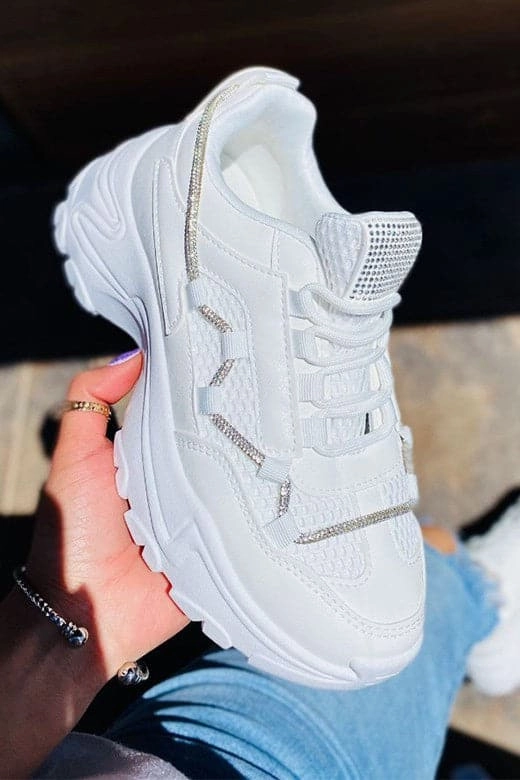 Daily Vibe Metallic Edge Chunky Lace Up Sneaker - FINAL SALE Nike Court Lite 4 Tennis Shoes