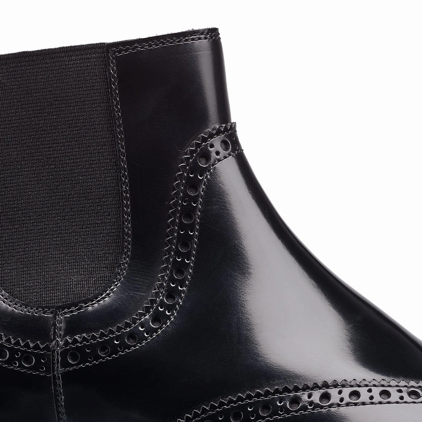 Size 13 Wide Chelsea Boots Daisy Black Boned Calf