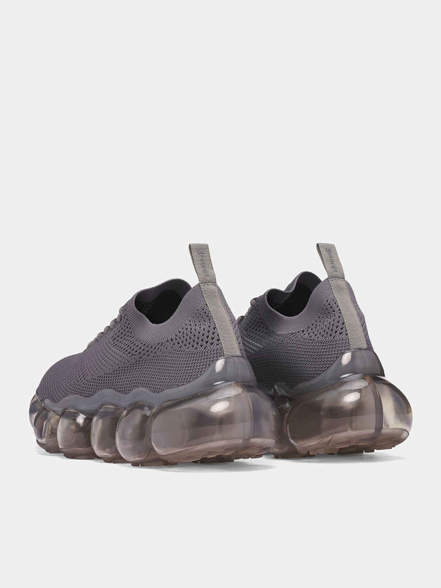 For Europe Trip Good Waterproof Dark Gray Knit Jewelry Sneakers (JEWELRY-1117-DARK-GRAY)