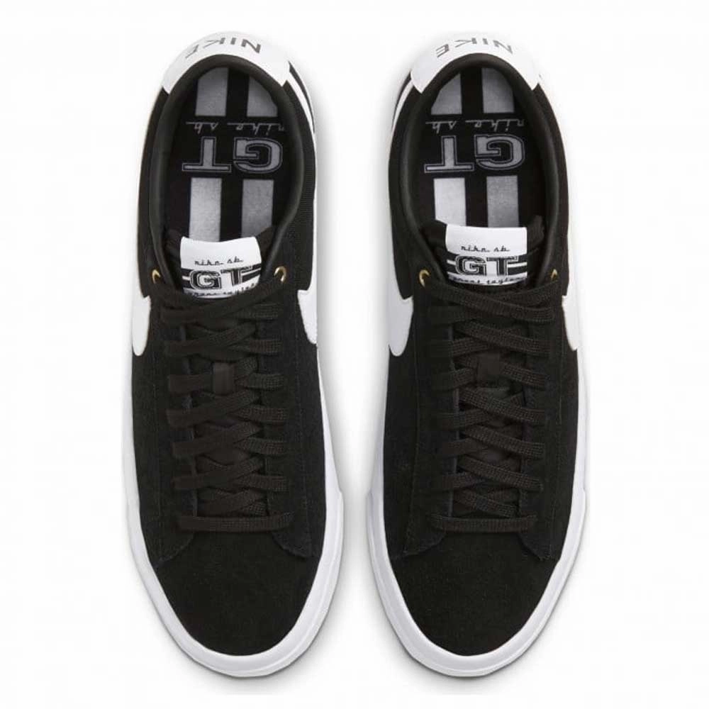 DC7695002 Black White Black Blazer Low Pro GT Nike SB Suede Skateboarding Shoes Good Nike Basketball Shoes