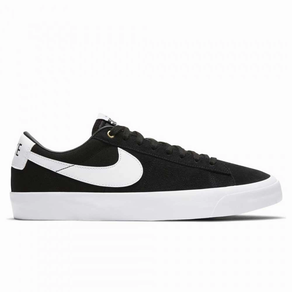DC7695002 Black White Black Blazer Low Pro GT Nike SB Suede Skateboarding Shoes Nike Masters Golf Shoes