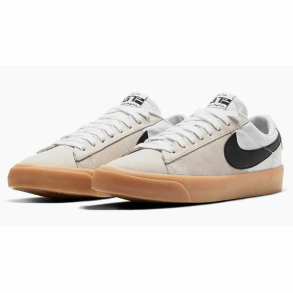 Lakers Nike Shoes DC7695100 White Black White Blazer Low GT Pro Nike SB Suede Shoes