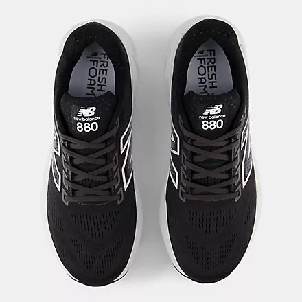 Men's - New Balance 880v15 - Black White Summer Lace Up Shoes
