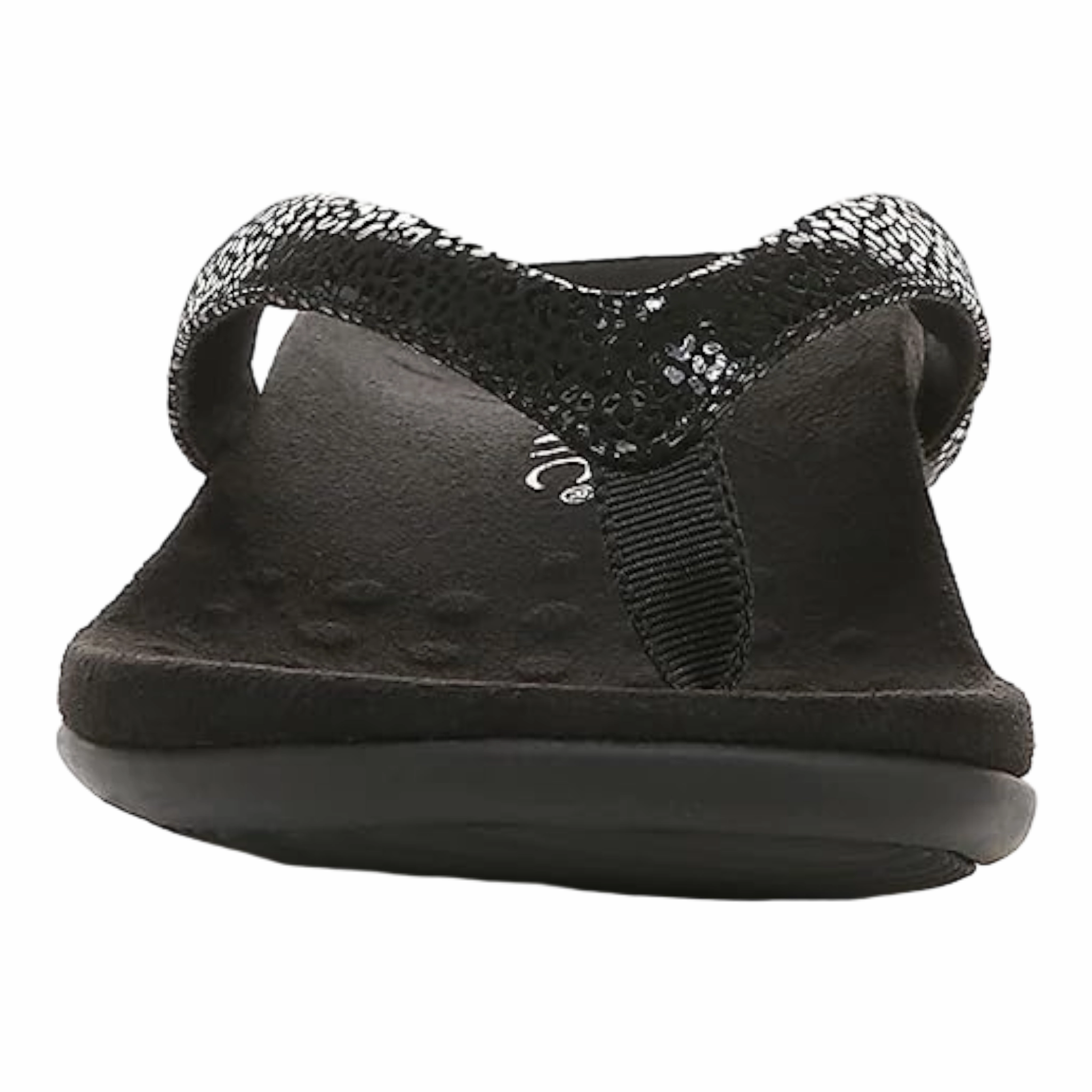 Dillon Shine Flip Flops With Velcro Straps