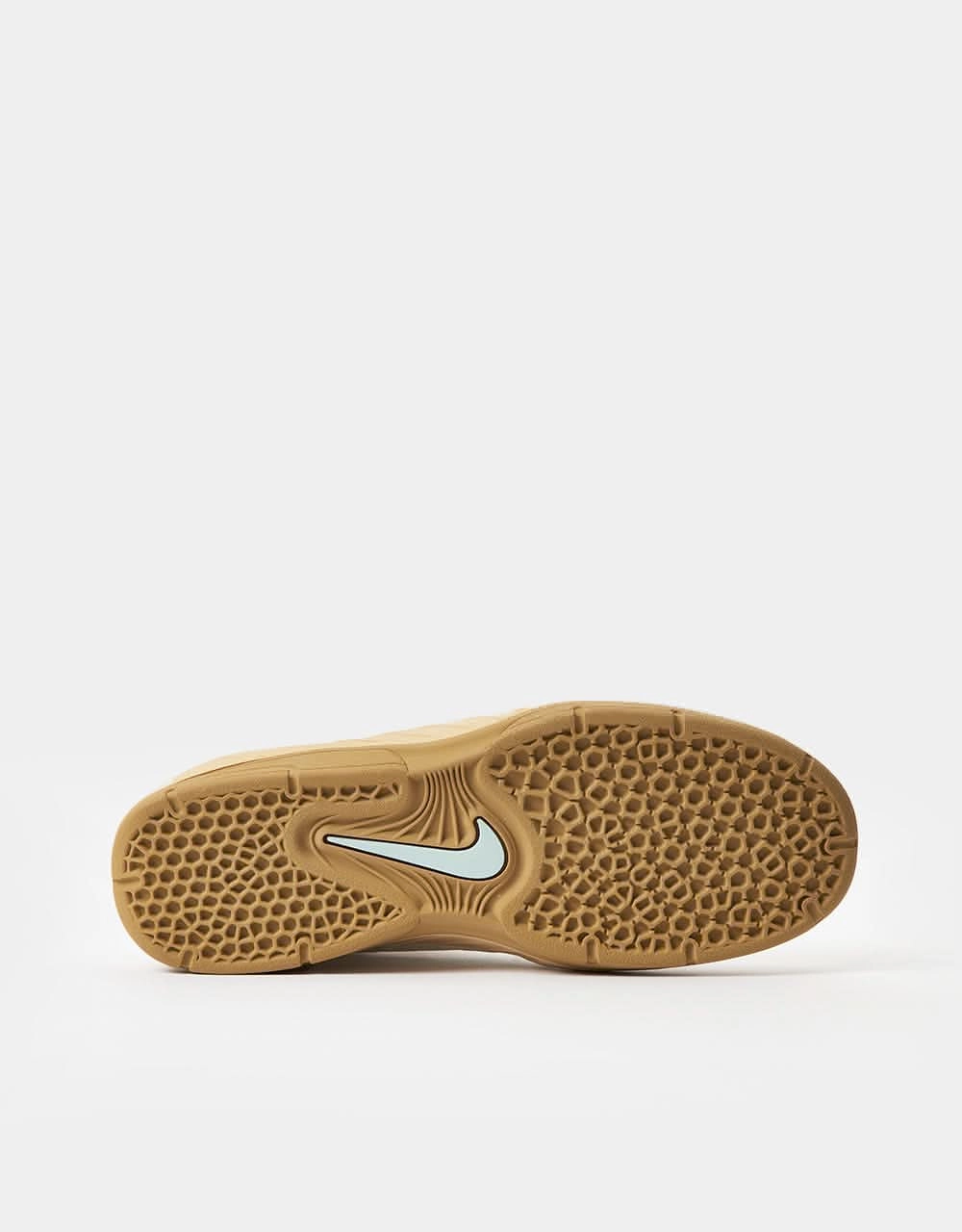 Nike SB Vertebrae TE Skate Shoes - Coconut Milk/Jade Ice-Sesame-Flt Gold-Melon Tint Nike Size Chart Shoe
