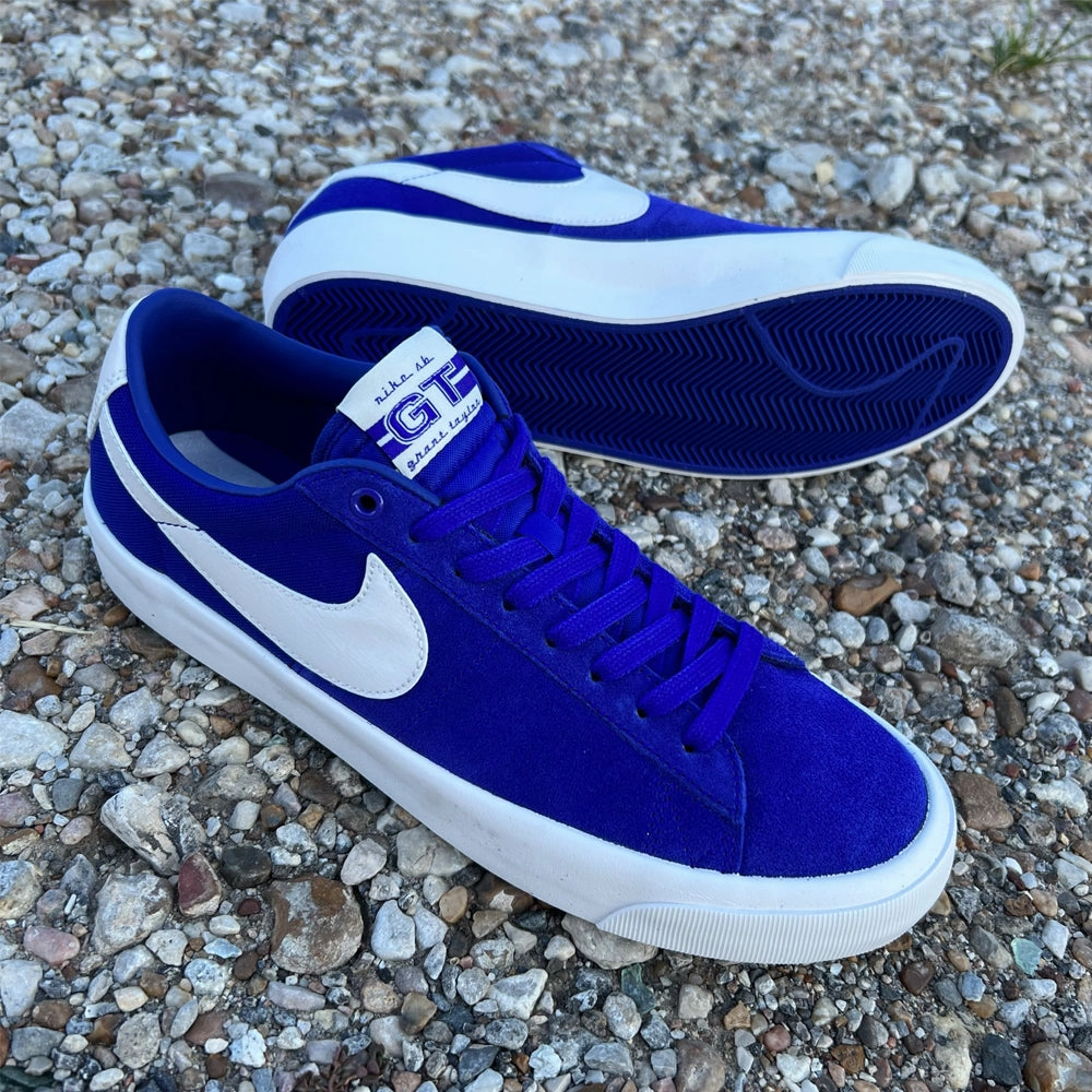 Nike Long Distance Track Shoes DR9103400 Concord Phantom Blazer Low GT Nike SB  Suede Skateboarding Shoes