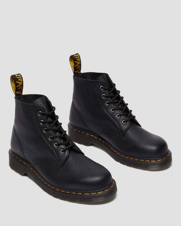 Dr. Martens 101 Ambassador Leather Ankle Boots Black - Mens Kiltie Boots