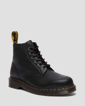Dr. Martens 101 Ambassador Leather Ankle Boots Black - Mens Giraffe Boots