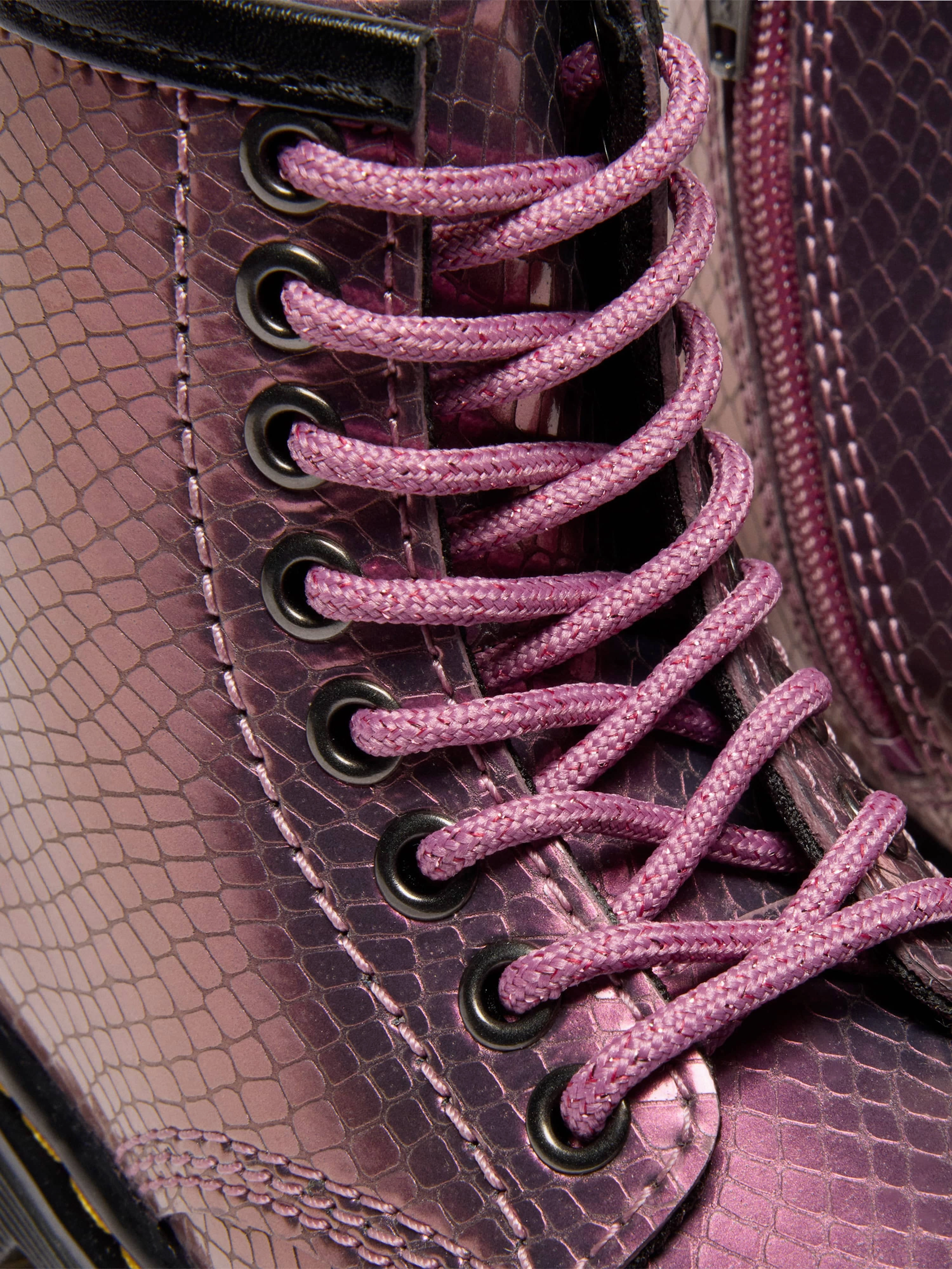 Dr Martens Girls 1460 Reptile Embossed Leather Boots in Purple Maison Margiela Tabi Boots