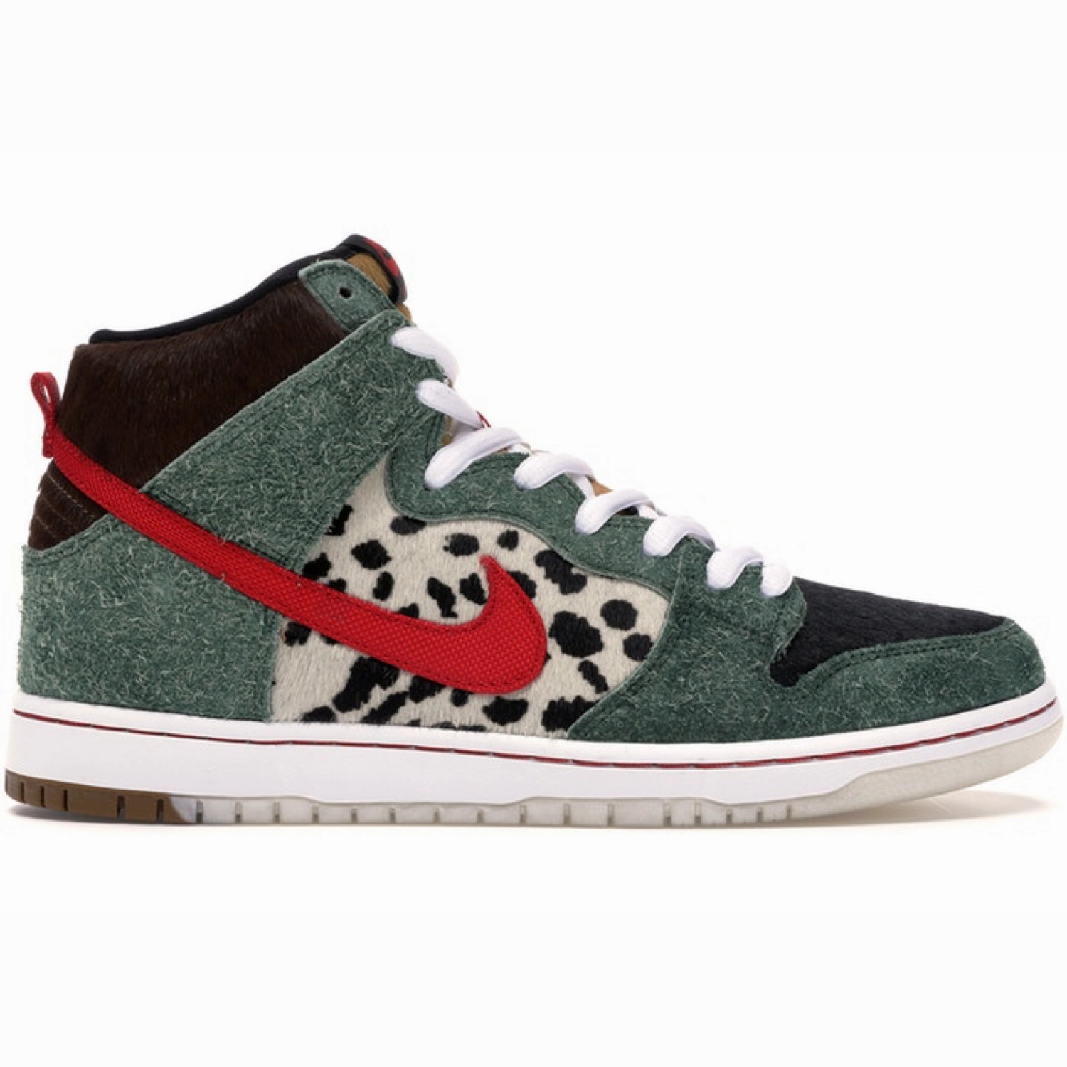 Nike SB - 4/20 Dogwalker Dunk High QS Shoes - Fir / University Red / Black / White Nike Nba Shoes