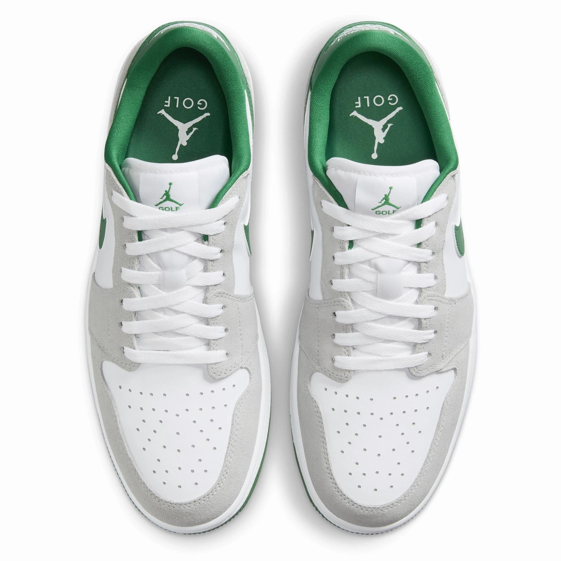 Nike Sustainable Materials Shoes Air Jordan 1 Low G White/Pine Green/Light Smoke Grey