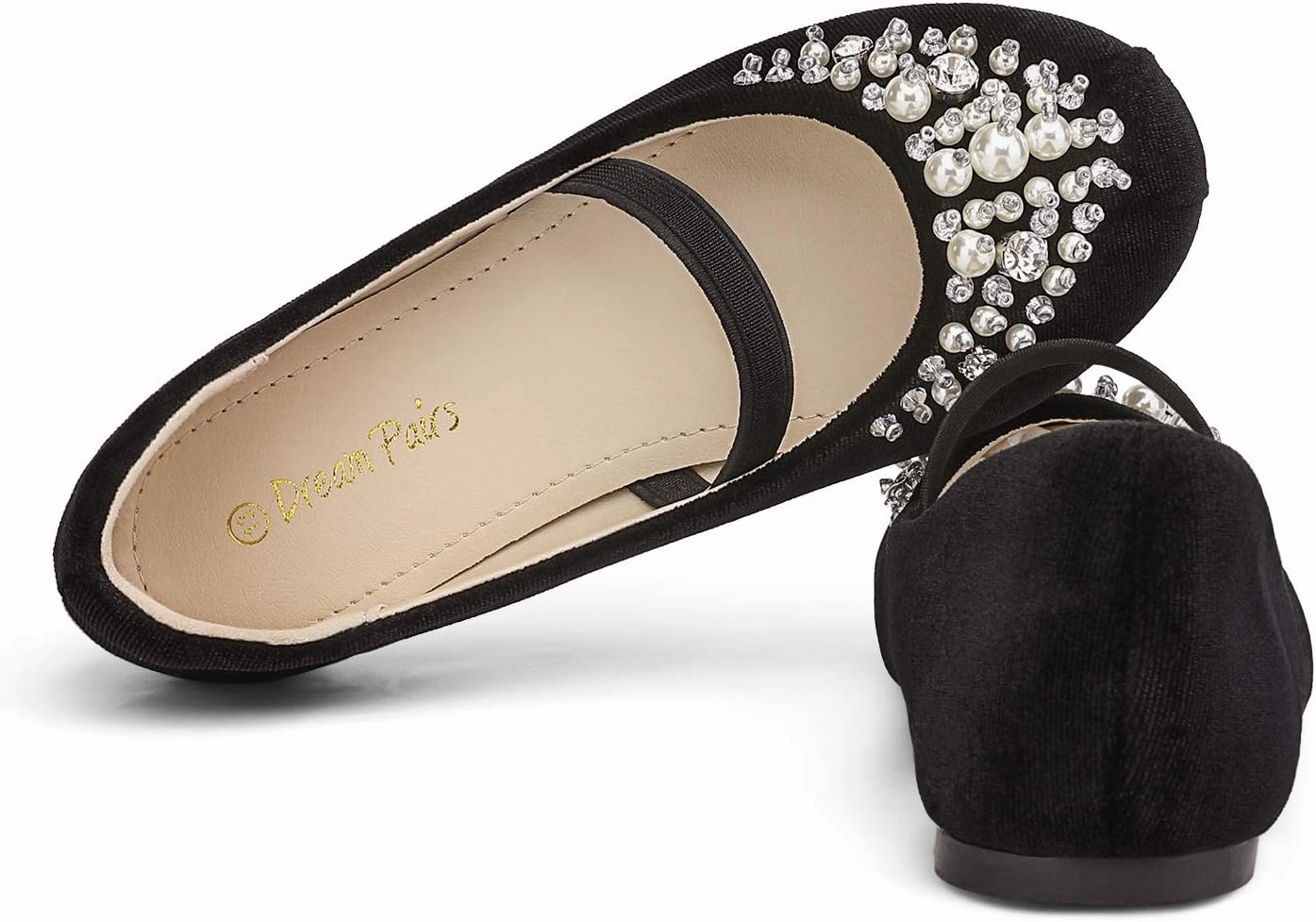 Best Asics Running Shoes Under $100 DREAM PAIRS Girls Ballet Flats Flower Shoes Mary Jane Ballerina Flat Dress Shoes for Daily/Wedding/Party