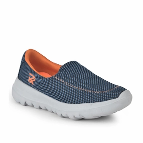 Leap7x Non Lacing Sports Shoes For Ladies (T.Blue) OLIVIA By Liberty On Training Shoe