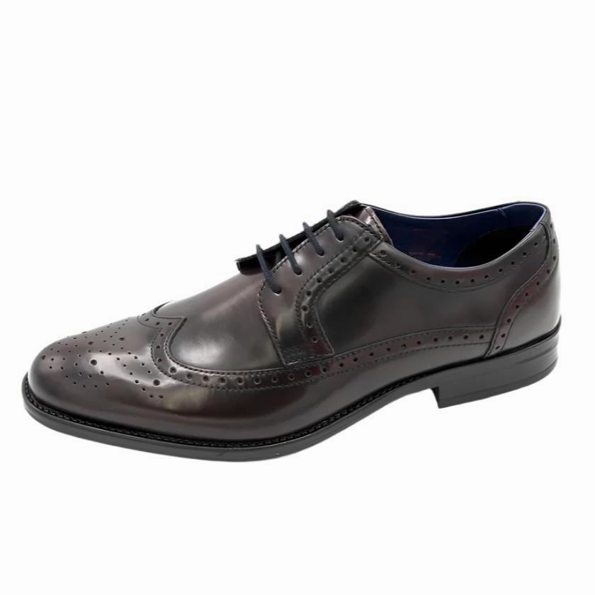 Dubarry Mens Shoe Dickson Burgundy Goodyear Welt Oxfords