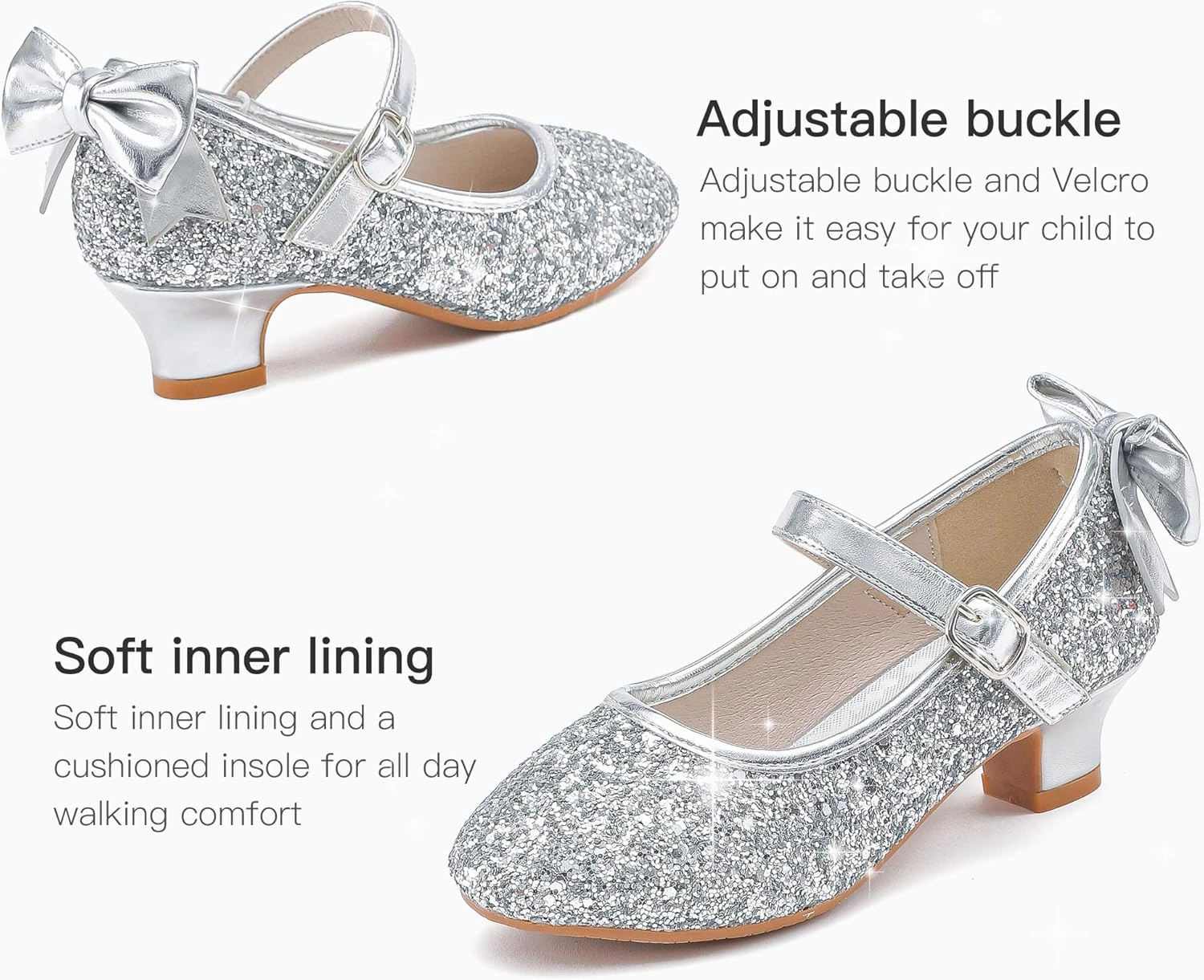 Asics Gel-kayano 25 Running Shoe Dufannie Girls Dress Shoes Low Heel Princess Flats Mary Jane Flower Wedding Party Glitter Shoes for Kids Toddler