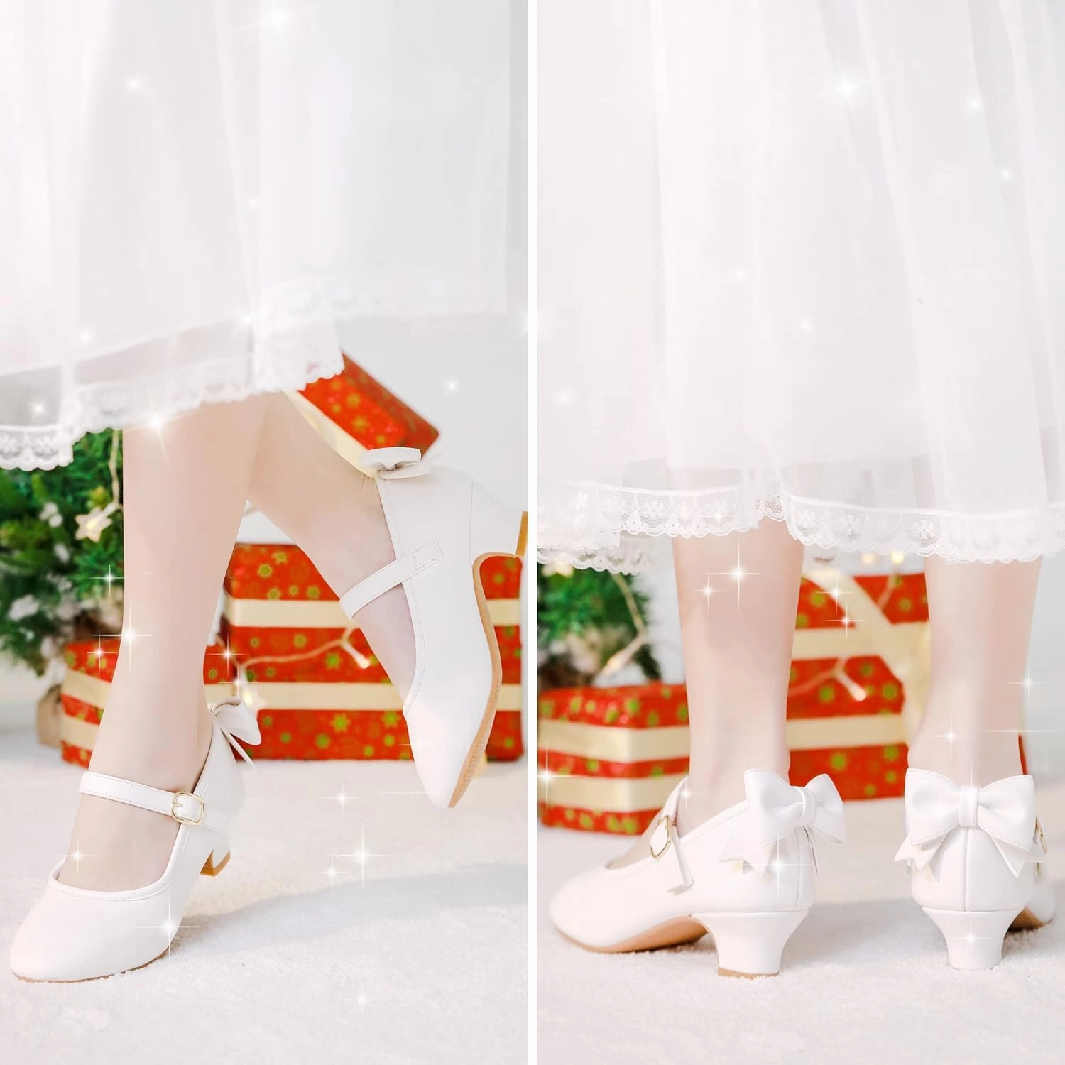 Asics Shoes Football Dufannie Girls Dress Shoes Low Heel Princess Flats Mary Jane Flower Wedding Party Glitter Shoes for Kids Toddler