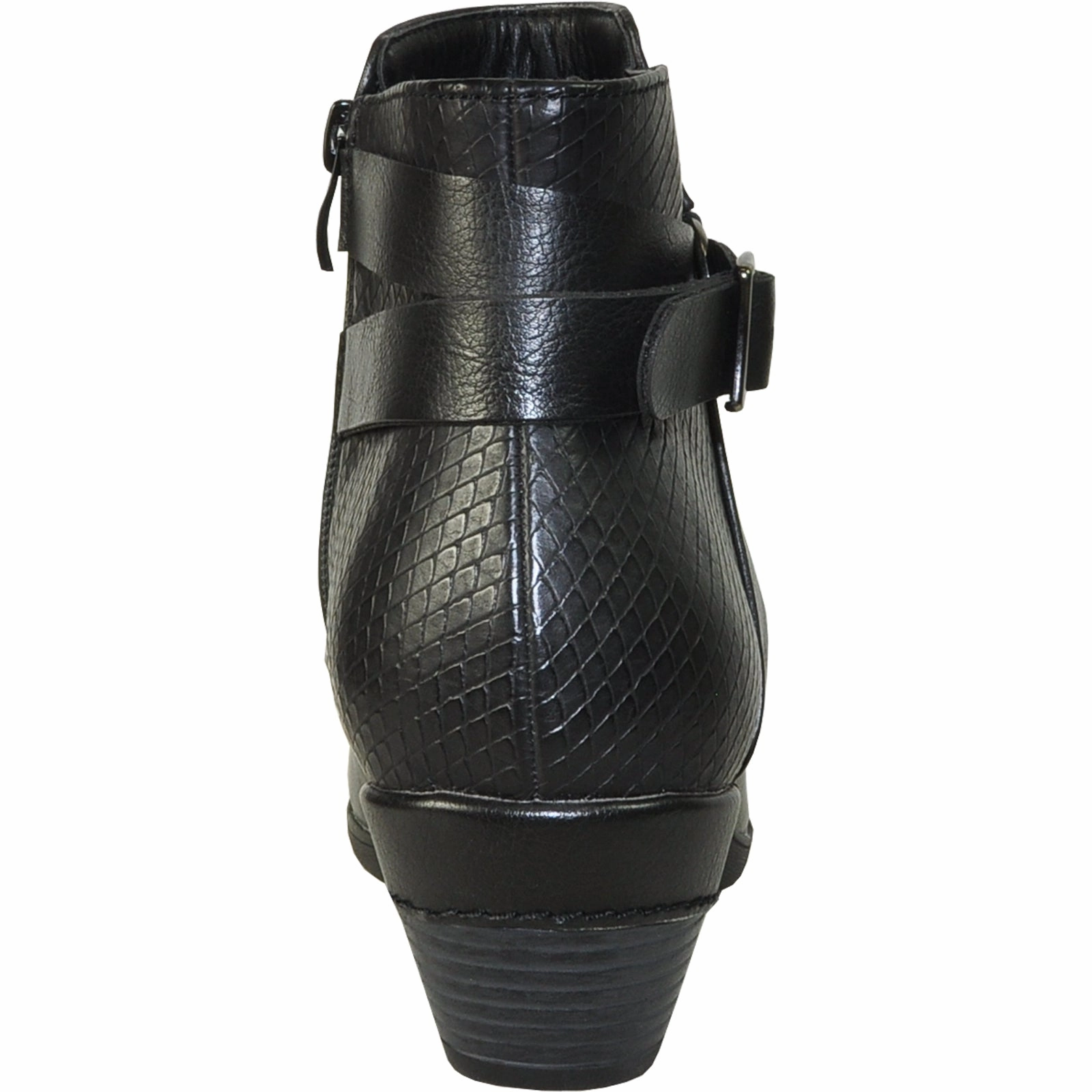 VANGELO Women Boot HF9429 Ankle Dress Boot Black 2.5 Inch Heel Ankle Boots