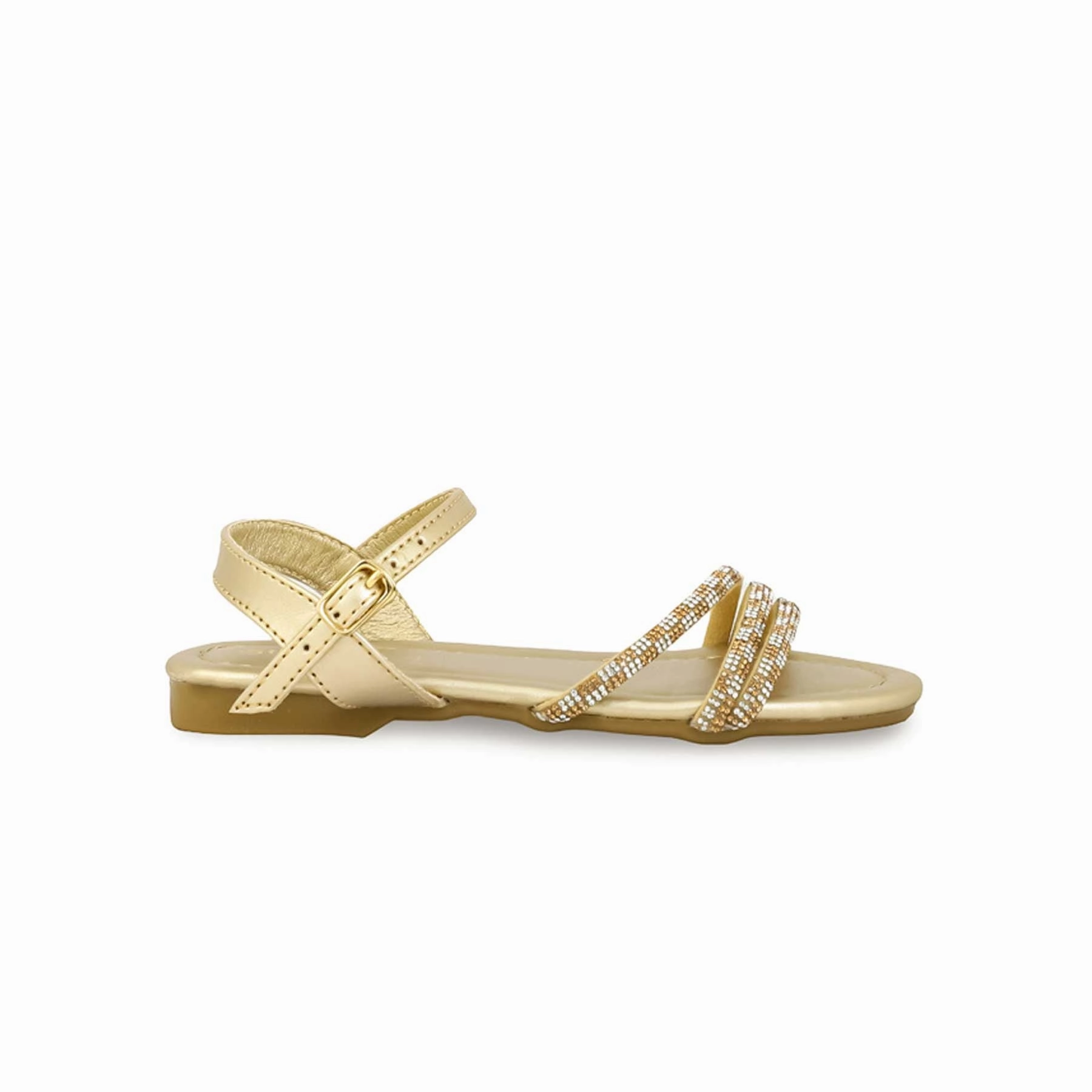 Girls Golden Fancy Sandal KD5633