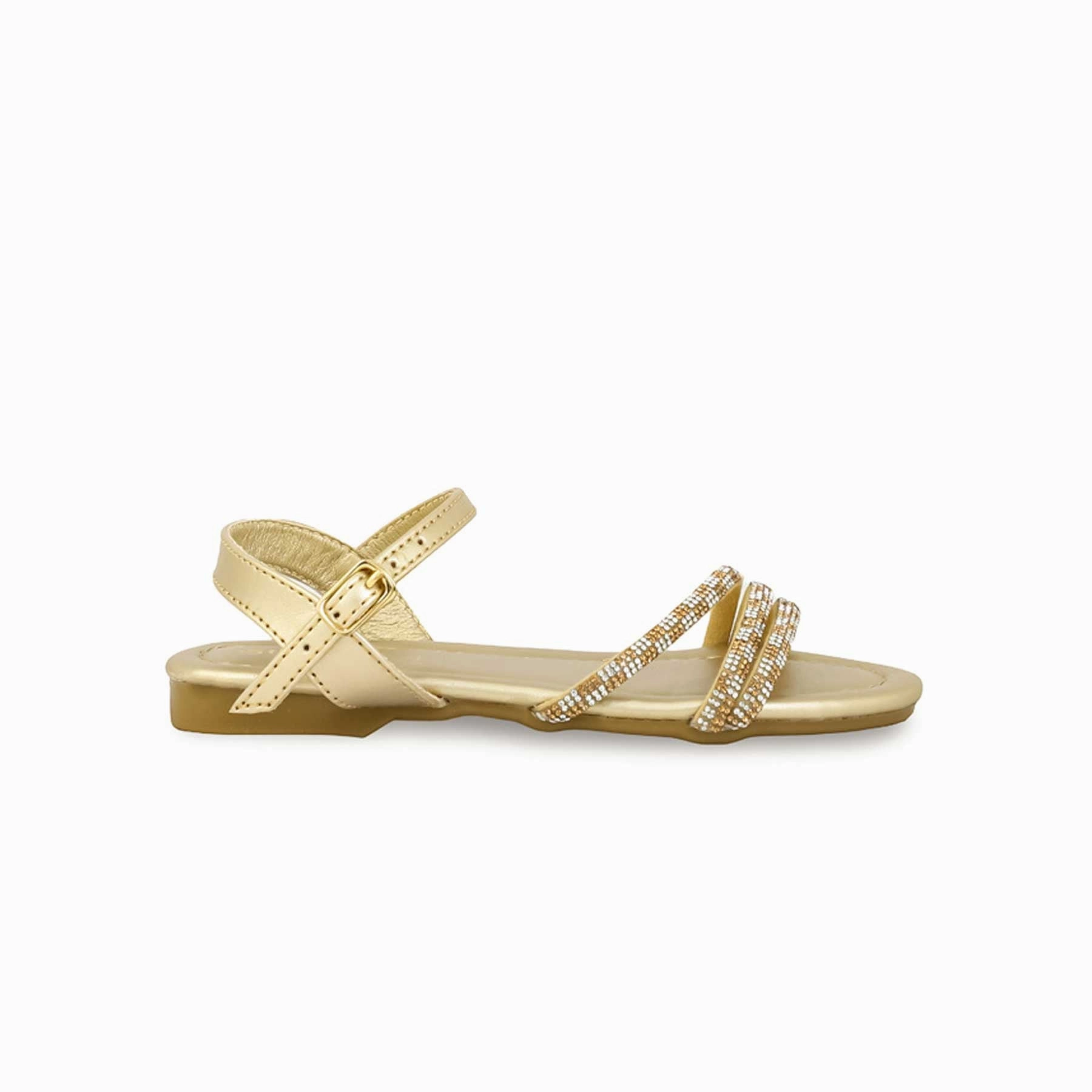 Girls Golden Fancy Sandal KD5633