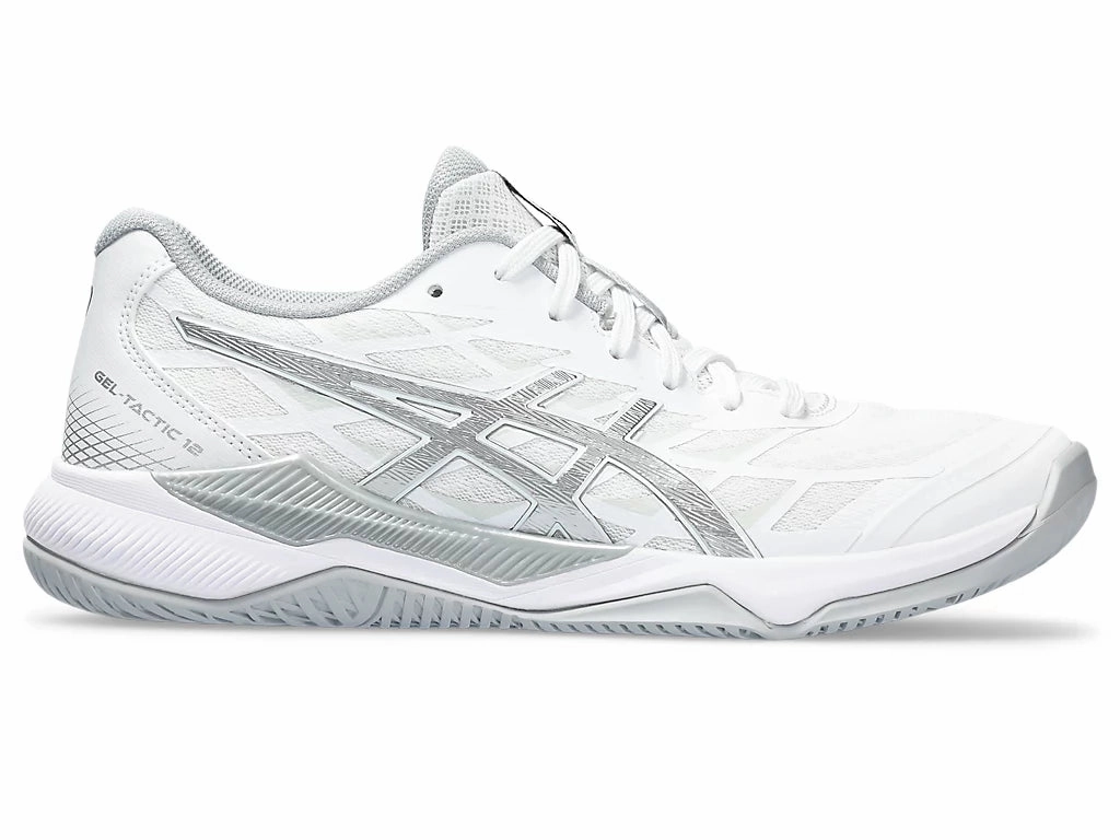 Asics Women's Gel-Tactic 12 - white/pure silver Asics Running Shoes For Supination
