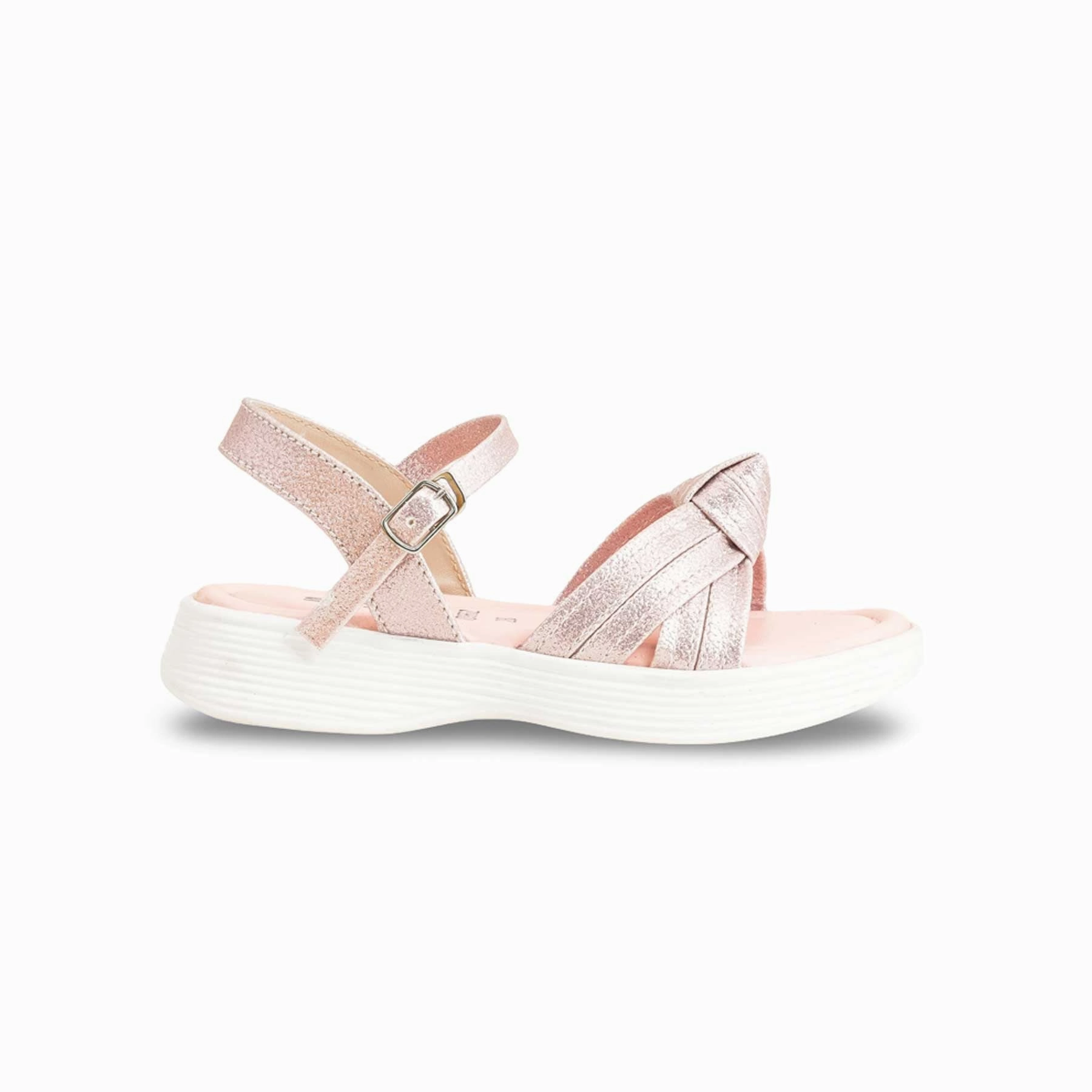 Sandals Factory Outlet Girls Peach Formal Sandal KD9862