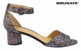 Br Spritz Multi Block Heeled Ankle Boots