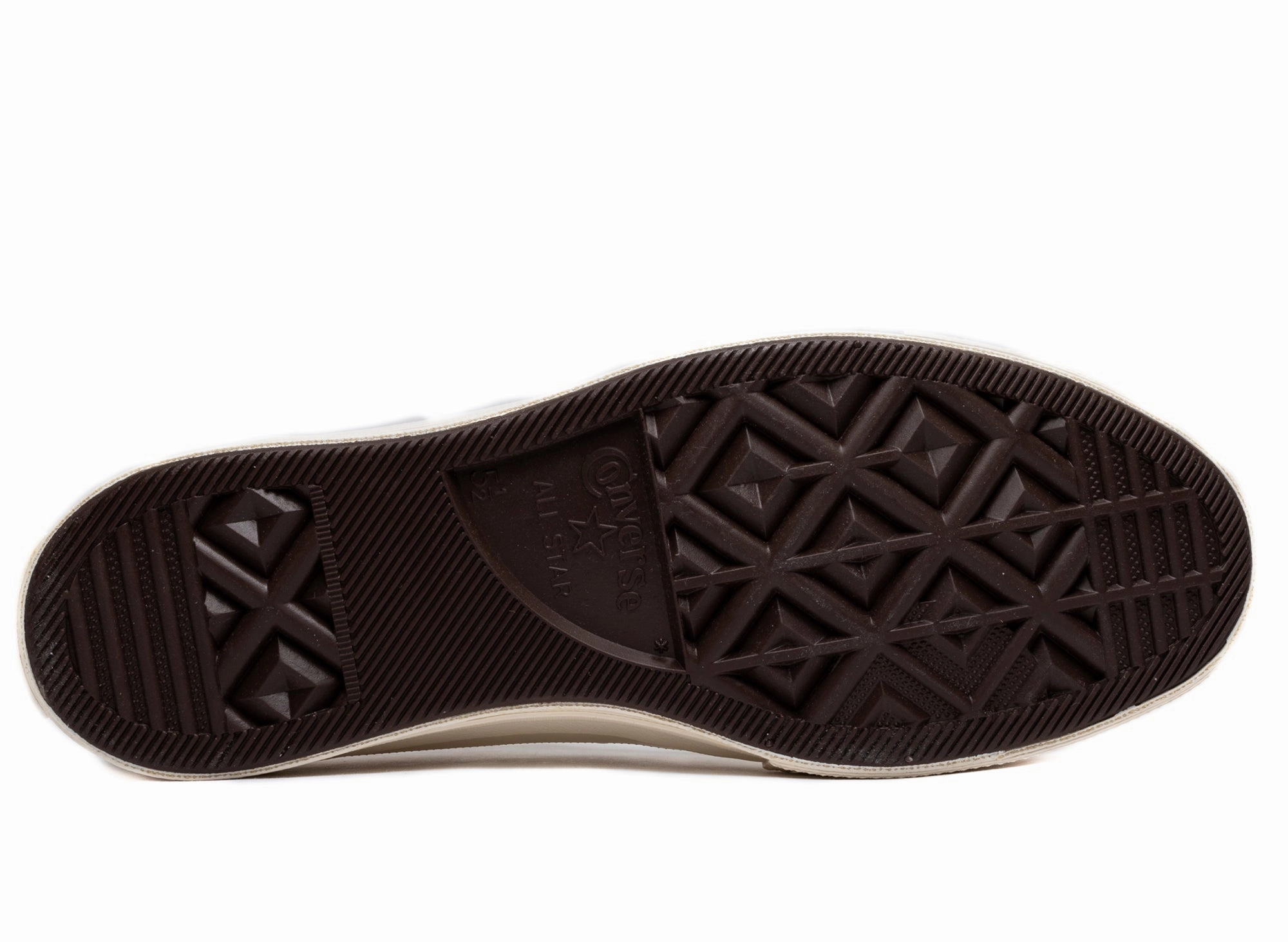 Converse Comme des Garons Play Heart Chuck 70 Low in Cream Glitter Brogues Shoes