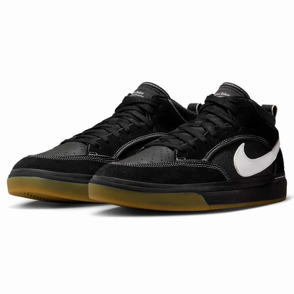 DX4361005 Black Gum Leo Baker React Nike SB Suede Leather Skateboarding Shoes Nike Sabrina 1 Basketball Shoes