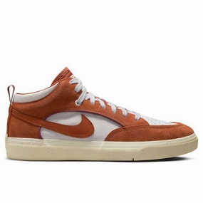 DX4361202 Dark Rust White React Leo Nike SB Suede & Leather Skateboarding Shoes Chicago Cubs Nike Shoes