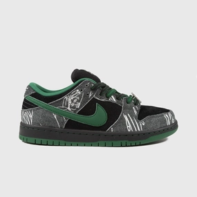 Nike SB - Dunk Low Pro 'There' Shoes - Black / Gorge Green - Summit White Nike Tennis Shoes Court