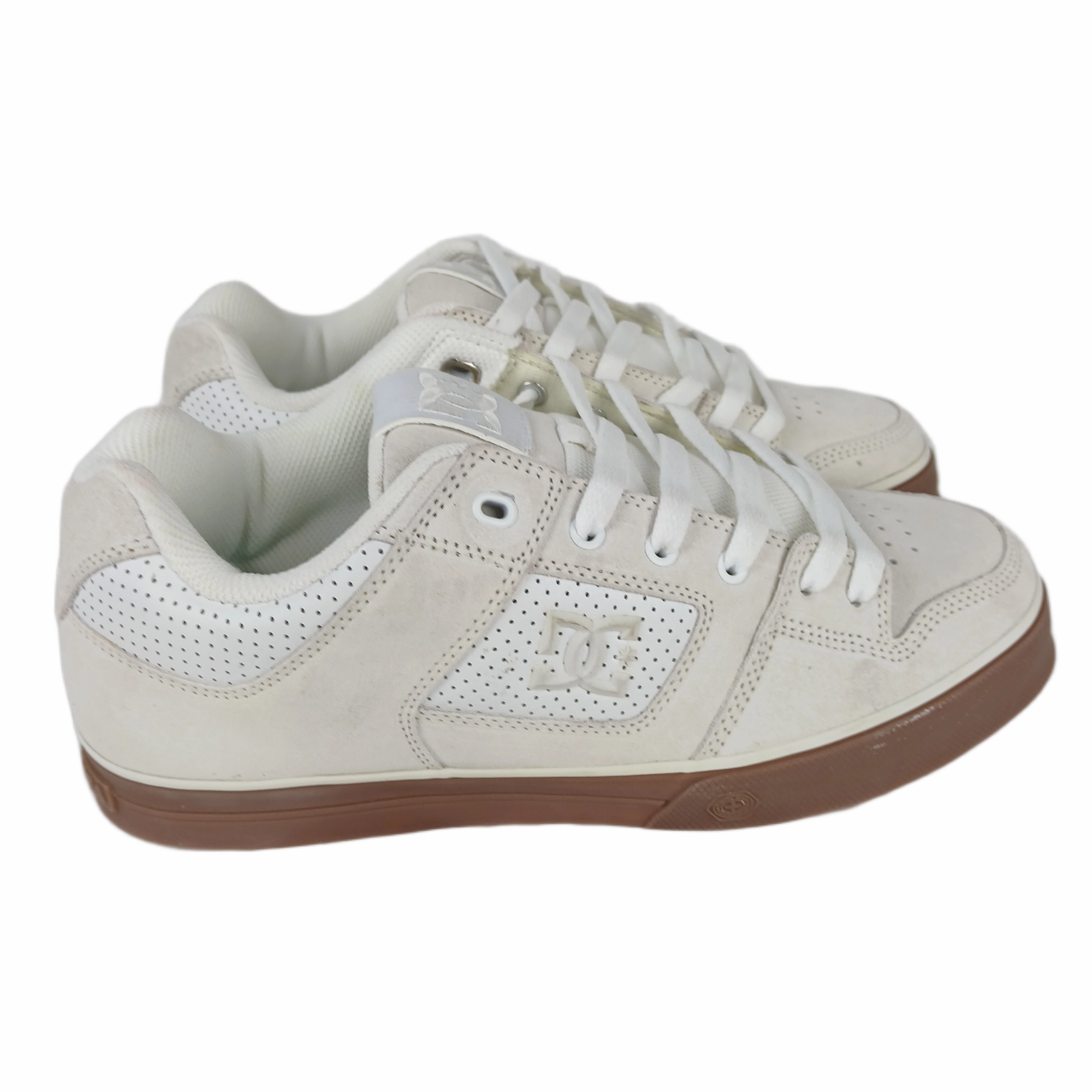 DC Rob Dyrdek Pure Plaza White Gum US Mens Size 9 Vintage Sample Shoes 2008 Nike Shoes Purple