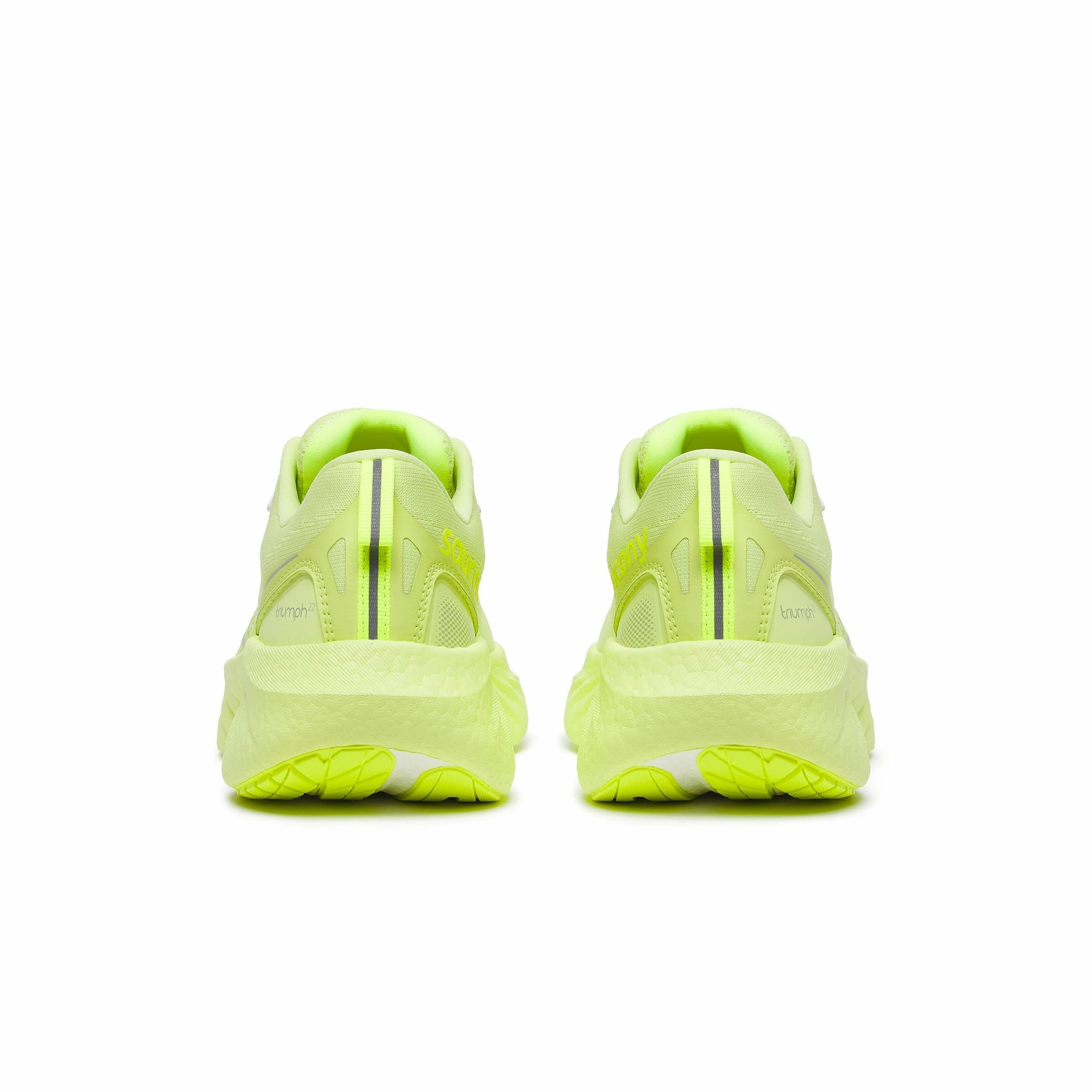 Minimal Training Shoe Saucony | Women's Triumph 22 Running Shoes - Sunny/Citron