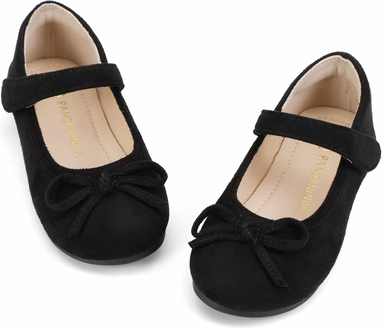 PANDANINJIA Toddler Dress Shoes Bowknot Mary Jane Shoes Girls Ballet Flats for Kids Wedding Party Uniform Church Shoes Asics Gel Nimbus 18 Running Shoe Size 9