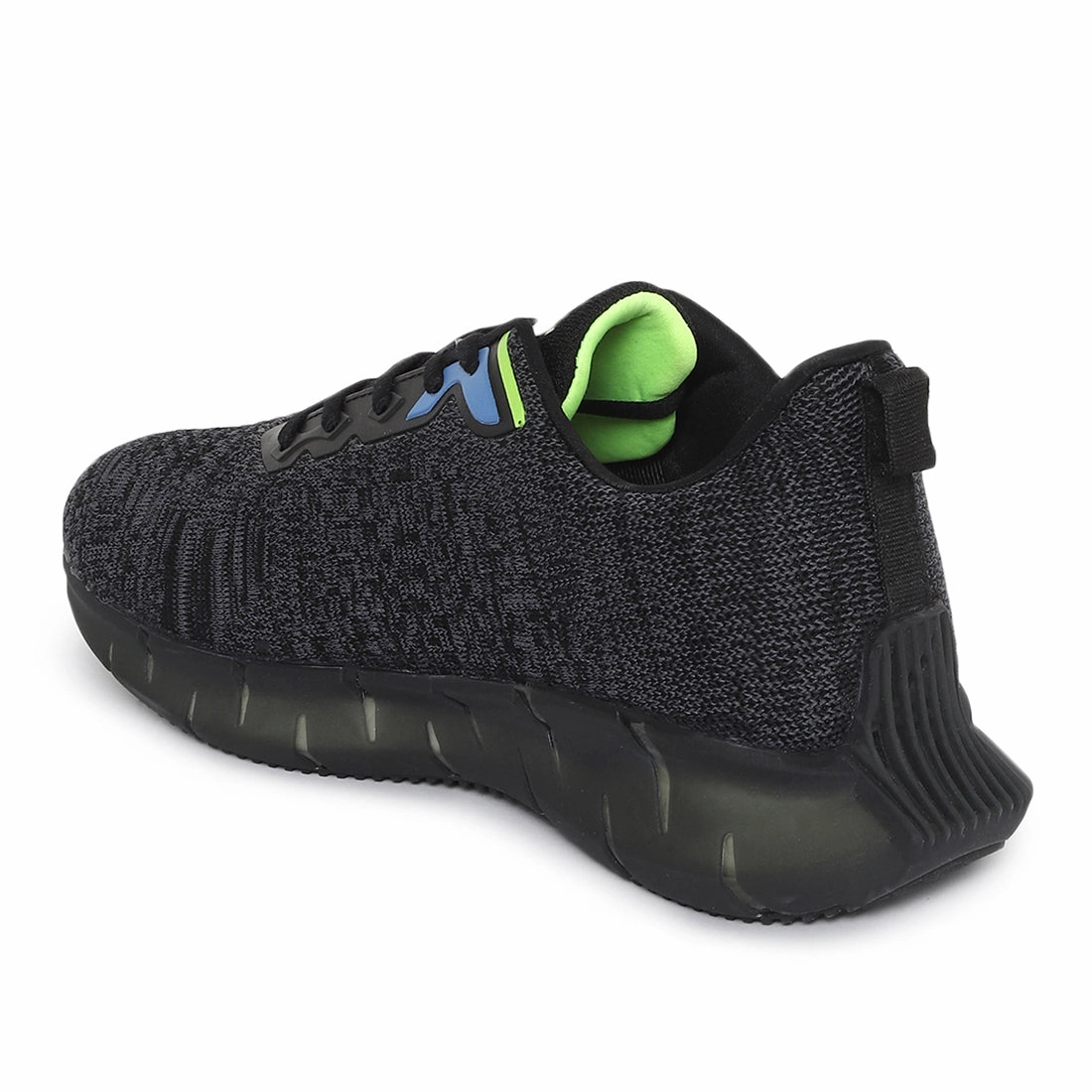 Eeken ESHGOA501 Black Athleisure Shoes For Men Lace Up Comfort Shoes