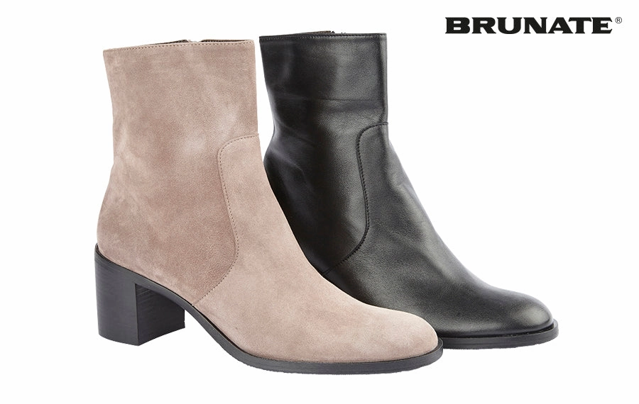 Ankle Boots With Zip At Front Br Amy