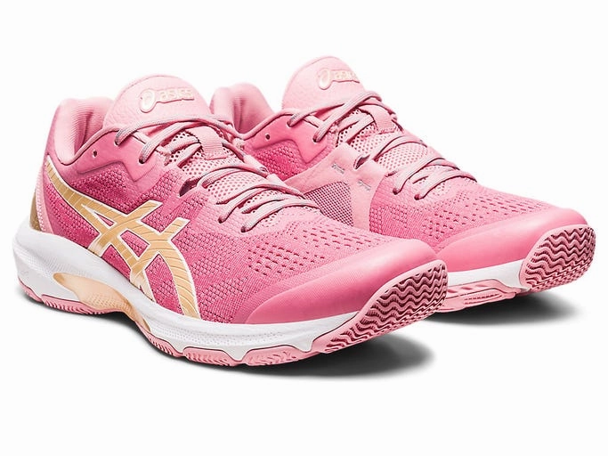 Asics Marathon Shoes 2020 Asics Womens Netburner Shield - Fruit Punch/Champagne