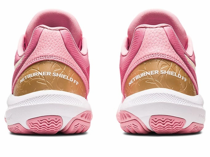 Asics Womens Netburner Shield - Fruit Punch/Champagne Best Shoes For Supination