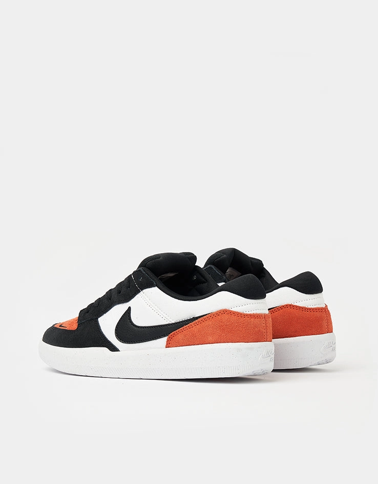 Nike SB Force 58 Skate Shoes - White/Black-Cosmic Clay-White Nike Shoes With A Bubble